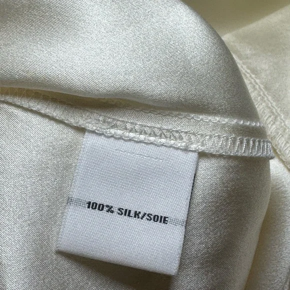 NWT Lafayette 148 Women’s Silk Blouse Quiet Luxury Workwear Feminine Elegant - Picture 5 of 6